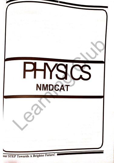 STEP MDCAT Practice Book Physics Portion PDF