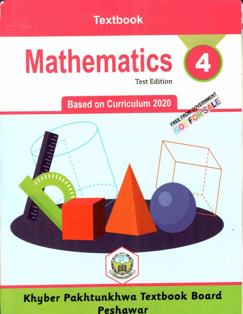 4th Class Mathematics (EM) KPK Textbook PDF