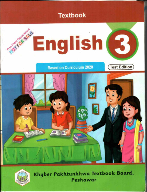 Three Class English KPK Text Book PDF