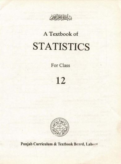 2nd Year Statistics (EM) Punjab Text Book PDF