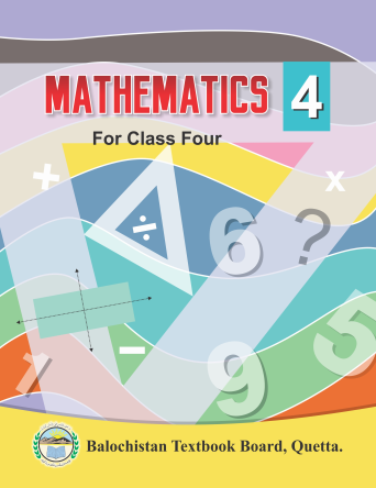 4th Class Maths (EM) Balochistan Textbook PDF