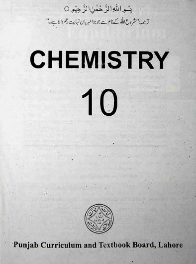 10th Class Chemistry (EM) Punjab Text Book PDF