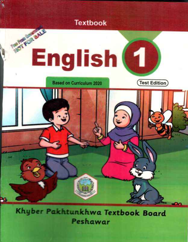 Class 1 English KPTBB Text Book PDF