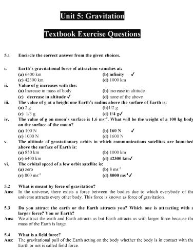 Matric 9th Class Phy Unit 5 Full Notes (EM) PDF