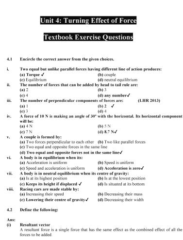 Matric 9th Class Phy Chap 4 Full Notes (EM) PDF