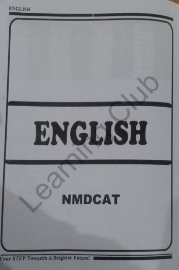 STEP MDCAT Practice Book English Portion PDF