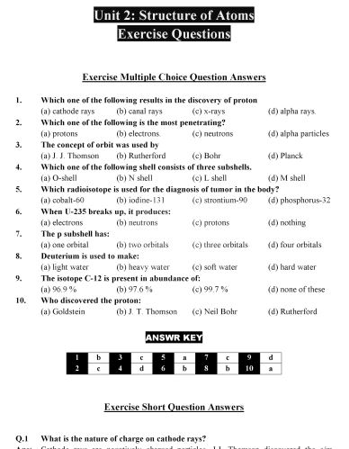 9th Class Chemistry (EM) Chap 2 Notes PDF