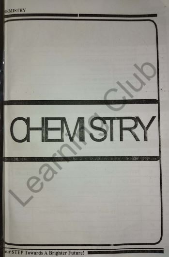 STEP MDCAT Practice Book Chemistry Portion PDF