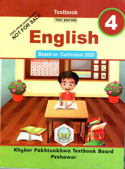 4th Class KPK English Text Book PDF